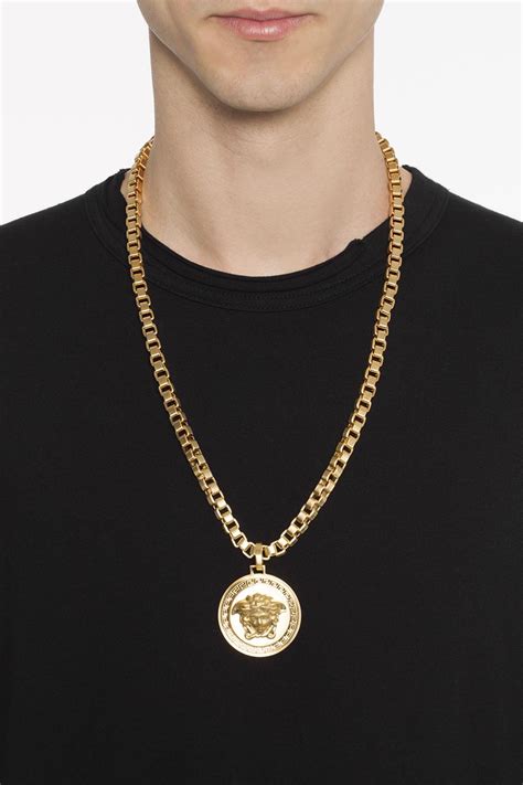 versace gold kette herren|versace gold necklace.